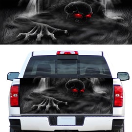Tobethay Turck Tailgate Wraps Decals - 66x23.6 in Tailgate Decals for Trucks, Tailgate Vinyl Decals & Graphics for Truck, Tailgate Wraps for Trucks Pickup, Skull Tailgate Decal