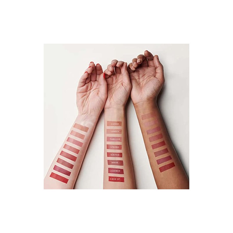 butter LONDON Plush Rush Satin Matte Lipstick, Fired Up
