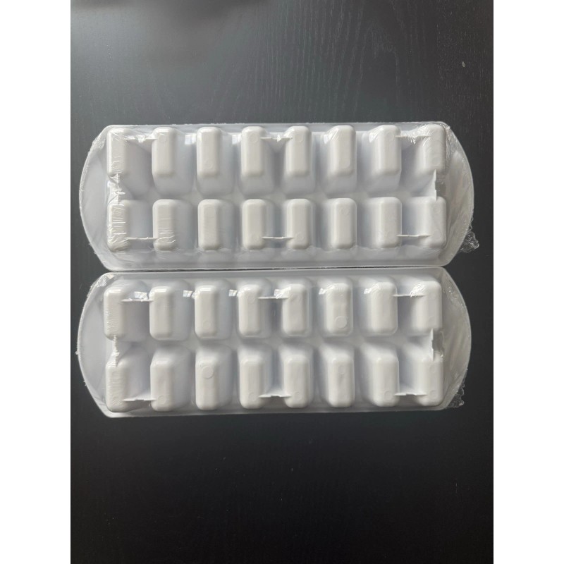 Sterilite 2 Sterilite Stackable White Ice Cube Tray BPA Free