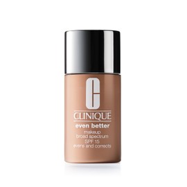 Clinique Clinique Even Better Makeup Medium Coverage Foundation Broad Spectrum SPF 15 | Evens Skin Tone + Reduces Dark Spots, Porcelain Beige, 1 Fl Oz
