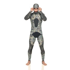 SEAC Pirana Lycra Camouflage Jumpsuit - Use Alone or Over Neoprene Suit