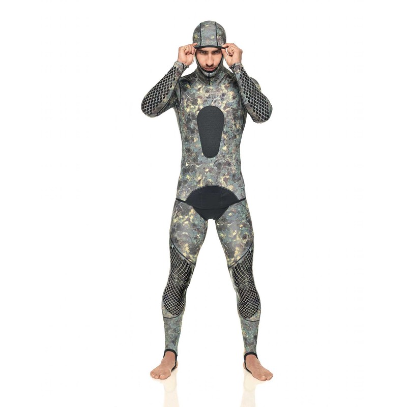 SEAC Pirana Lycra Camouflage Jumpsuit - Use Alone or Over
