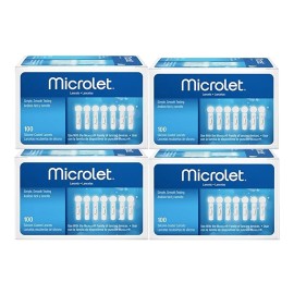 Contour Microlet Lancetas Paquete Con 400 Lancetas