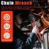 Pcmursal Chain Wrench, 35" Strap Wrench Heavy Duty with 27.5"