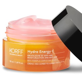 Korff Hydra Energy C Face Cream with Hydroplus Complex, Moisturising Formula with Hyaluronic Acid for Normal and Mixed Skin, 50 ml