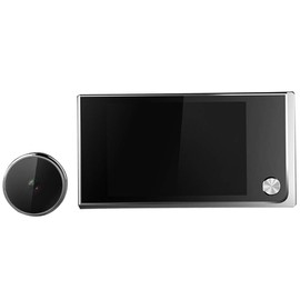 Peephole Camera Door Bell Cameras Intelligence Home Use Doorbell LCD Color Digital Peephole Viewer Multifunction for Home Security Peephole,3.5" 120 Degree Mini High Pixel LCD Color Screen