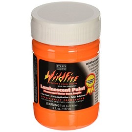Modern 145424 14006 WF-140 Wildfire UV Sensitive Bright Orange Fluorescent Size, 6 oz