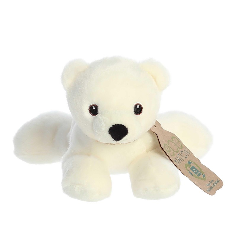 Aurora® Eco-Friendly Eco Nation™ Eco Softies™ Polar Bear Stuffed Animal