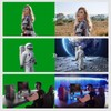 BEIYANG 5 Ft x6.5 Ft Photography Backdrop Green Screen, Green