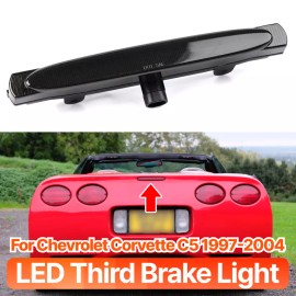 LUC Smoke Strobe Third 3rd Brake Stop Light Lamp LED For 1997-2004 Chevy Corvette C5