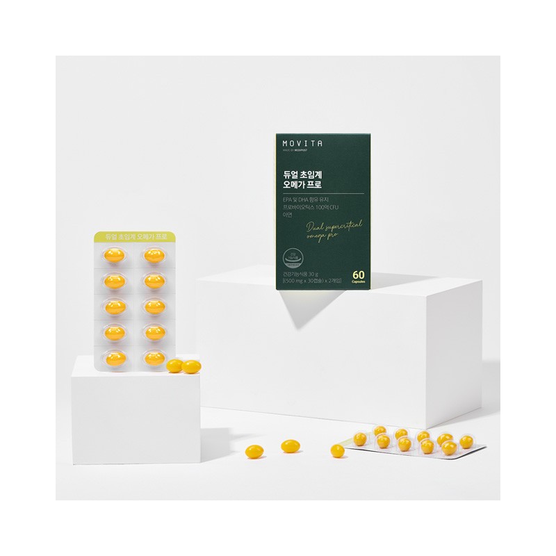 Mobita Movita Korea's first Omega Lactobacillus enteric-coated soft capsule dual
