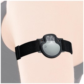 DiaBrothers Enlite Guardian Fixation Strap Holder with Adjustable Bracelet – Holder: Black – Bracelet: Black – Size: S (15-25 cm)