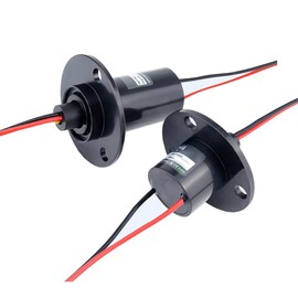 Slip Ring Electrical Slip Ring Slip Ring Electrical Connector Slip Ring Connector Motor Slip Ring Rotating Connector 2 Wires 10A Diameter 22mm