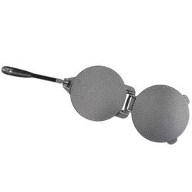 FTVOGUE Cast Iron Tortilla Press 6.5 Inch Tortilla Maker Pataconera with Non-Stick Surface for Flour Tortilla Roti Tawa Dosa