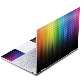 MightySkins Carbon Fiber Skin for Google Pixelbook - Rainbow Streaks | Protective, Durable Textured Carbon Fiber Finish | Easy to Apply, Remove, and Change Styles | Made in The USA