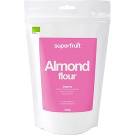 Superfruit Organic Almond Flour, Gluten-Free, Vegan, for Low-Carb Diets - 500g