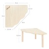 Niteangel Hamster Play Wooden Platform for Dwarf Syrian Hamsters Gerbils
