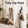 Vacuum Suction Hooks for Bathroom & Kitchen - No-Drill Removable