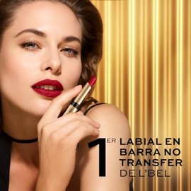 L'BEL - Infini Labial Color Rosé Luxe 2 g, De Larga Duración, con Ácido Hialurónico, Labial de Color Intenso con Acabado Mate, Aporta Hidratación, Sen