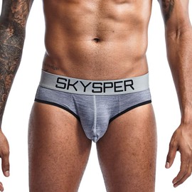 SKYSPER - Ropa interior deportiva para hombre, Sg02-gris, XX-Large