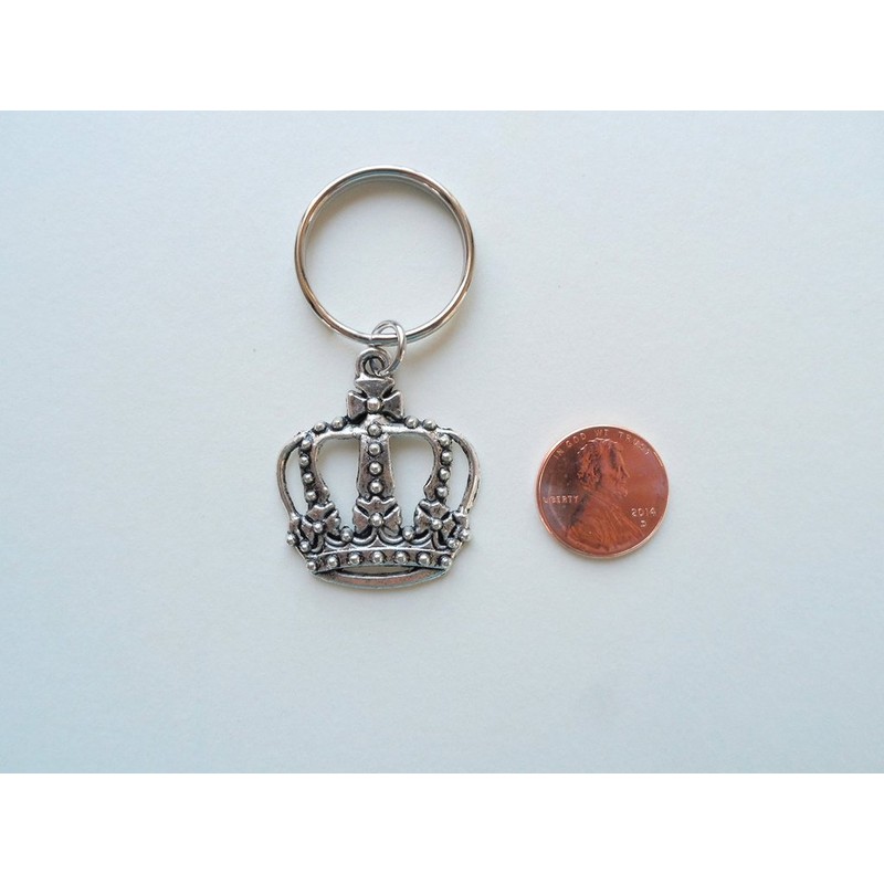 Large Crown Keychain, King, Queen