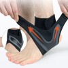Cross Strap Ankle Support Brace 1P Football Running Ankle Band Marathon Ankle Support Right M 1pc 3ea