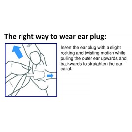 Safetyware Disposable PU Soft Foam Ear Plugs Noise Reduction Cancelling for Work Sleeping HP-101 Easy Fit bulk (Orange, 20 Pairs)