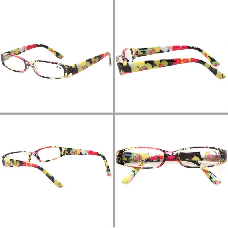 Kerecsen Women's Reading Glasses 4 Pairs Ladies Fashion Spring Hinge