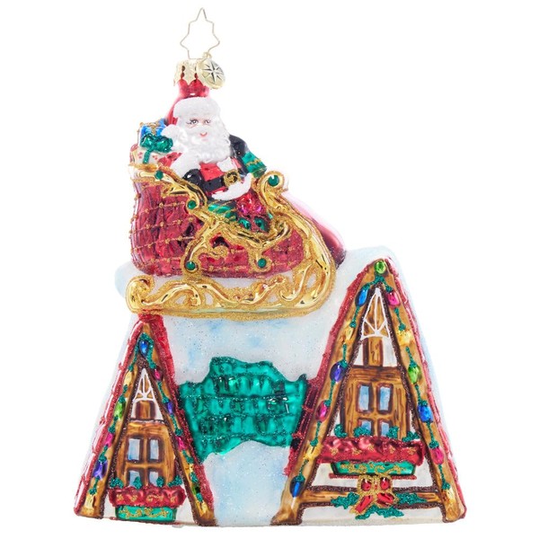 Christopher Radko Hand-Crafted European Glass Christmas Tree Decorative Ornament, There