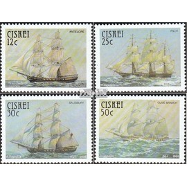 South Africa - Ciskei 83-86 (complete.issue.) FDC 1985 Truppenschiffe (Stamps for collectors) Seafaring/ships