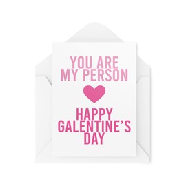 Galentine's Day Cards - You Are My Person - Valentines Day Cards - Best Friend Cards - Bestie Card - Support Card - Girly Card - CBH1594