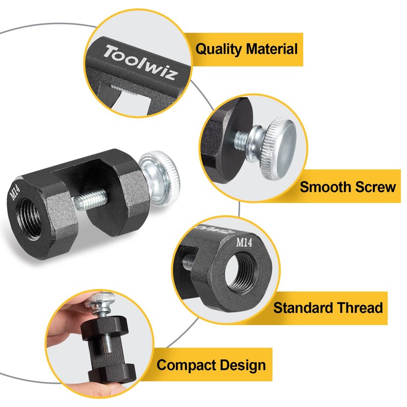 Toolwiz Spark Plug Gap Tool 2pcs, High Precise Gapping Tool