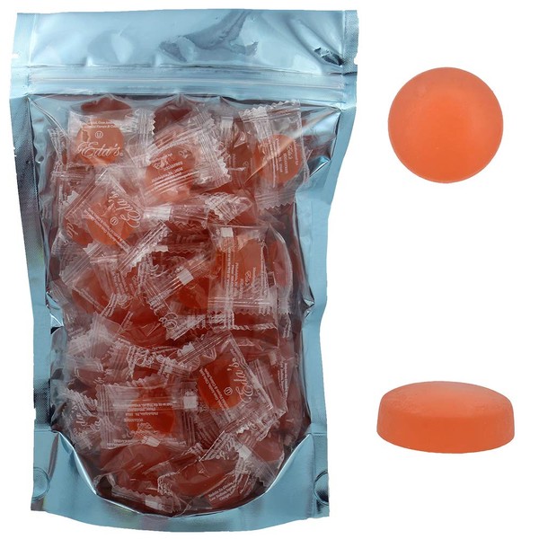 Sugar-Free Premium Hard Candy Suckers, Mini Fruit Button Candies, Kosher Certified Parve, Uses Sorbitol, Low-Sodium, Individually Wrapped (Butterscotch, 8oz (Half-Pound) 75 Pcs)