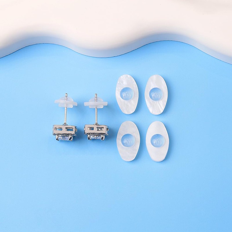 LOADR Earring Backs for Droopy Ears, 6 Pairs (12 Pcs)