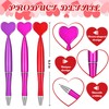 FFNIU 96Pcs Valentine's Day Pens, Heart Shaped Ballpoint Kids Pens