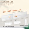 Baseboard Heater Cover, 2FT-4FT Retractable Galvanized Steel Easy Slip-On Baseboard