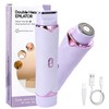 2-in-1 Electric Razor for Women, Portable Travel Size