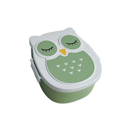 SuperglockT Cartoon Owl Lunch Box with Divider Children, Girls, Boys Cute Breakfast & Snack Box, Easy to Transport for Nursery Trip, Travel, Camping, Picnic