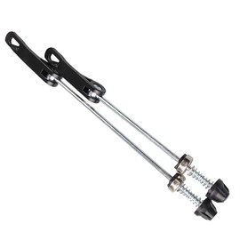 VOANZO Wheel Hub Front and Rear Skewers Quick Release Clip Bolt Lever for Road Mountain Bicycle MTB (Black)