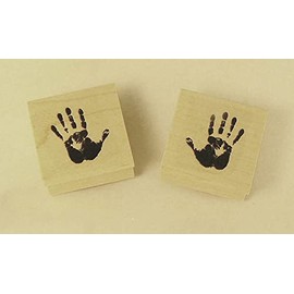 P87 Hand Prints Rubber Stamps