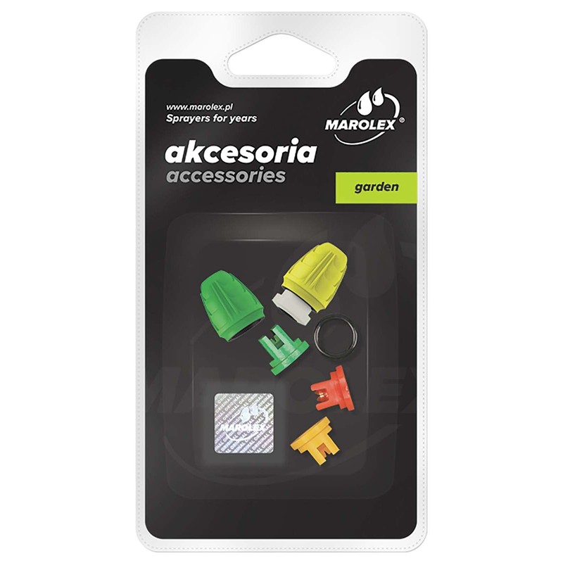 Marolex, Set of 5 nozzles, tip, atomiser, sprinkler