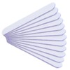 Nailfun Professional Nail File Straight White Purple Core Grit 80/80