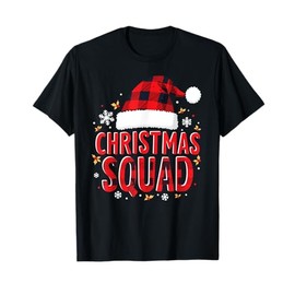 Christmas Squad Family Group Matching Christmas Pajama T-Shirt