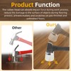 Rubber Flooring Mallet Cap, Replacement Mallet Face HFMF-SW Compatible with