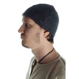 HEMAD Men´s Medieval Viking Hat - Wool Felt - Black XL