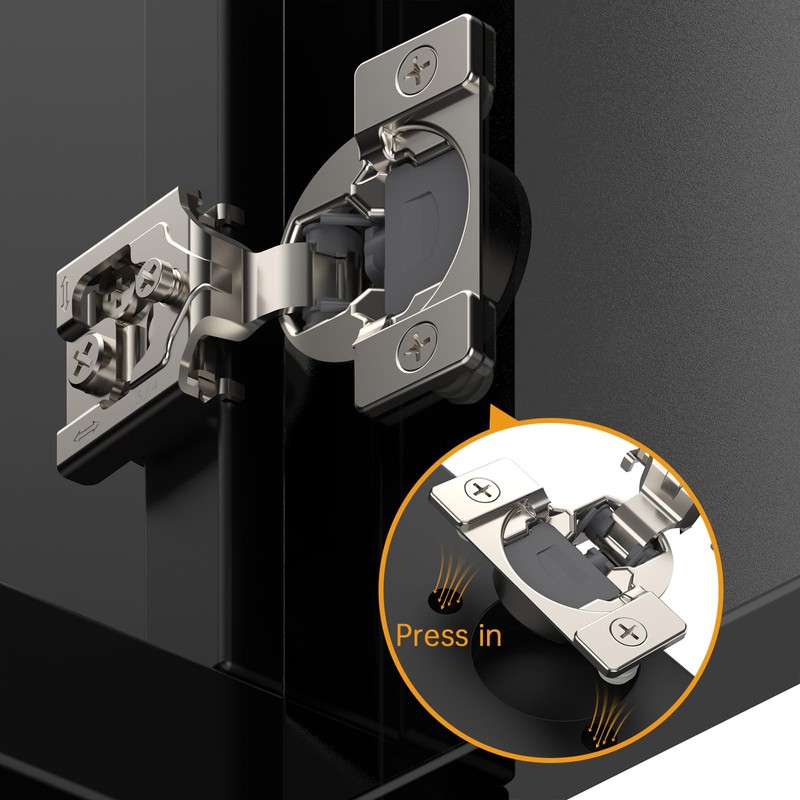 Chibery 20 Pack 3/4" Overlay 3D Soft Close Concealed Kitchen