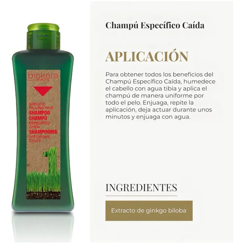 Salerm Biokera Natura Shampoo Anticaída 300ml