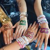 48 Pcs Eras Tour Merch, Glow in Dark/13 Hand/13/Temporary Tattoos,