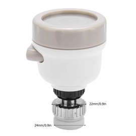 Grifo de Cocina Móvil, Anti Salpicaduras Grifo Rotativo 360° Adaptador Giratorio de Boquilla de Rociado de Agua para Uso Doméstico en Interiores