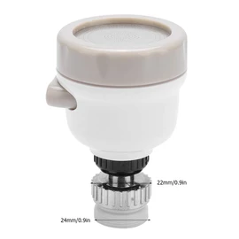 Grifo de Cocina Móvil, Anti Salpicaduras Grifo Rotativo 360° Adaptador Giratorio de Boquilla de Rociado de Agua para Uso Doméstico en Interiores